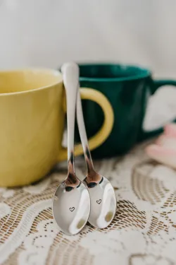 Espresso lyžička s ručne vyrazeným textom podľa vášho želania