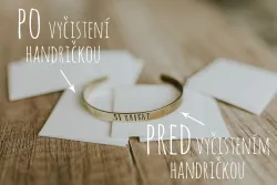 Handrička pre mosadzný náramok